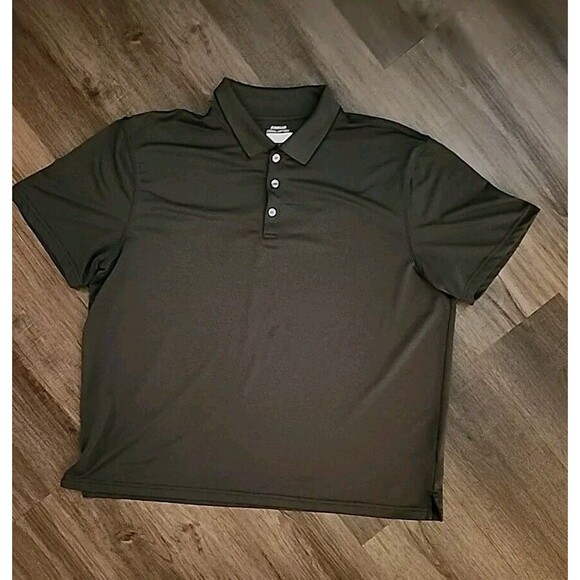 Haggar Other - Haggar Cool 18 Tech Mens Polo Golf Shirt XL Dk Green Short Sleeve